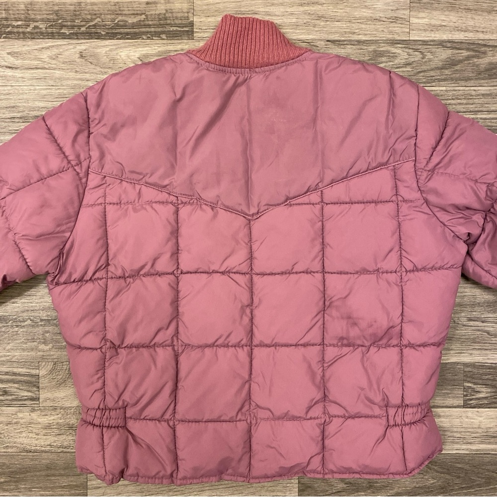 Women’s VTG Walls Puffer Jacket XL Measurement USA Made’90s VTG Pink Workwear - Picture 5 of 5